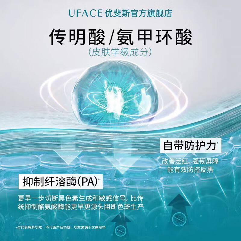 优斐斯传明酸美白淡斑精华液氨甲环酸祛斑提亮肤色去黄色斑圣诞礼物10ml