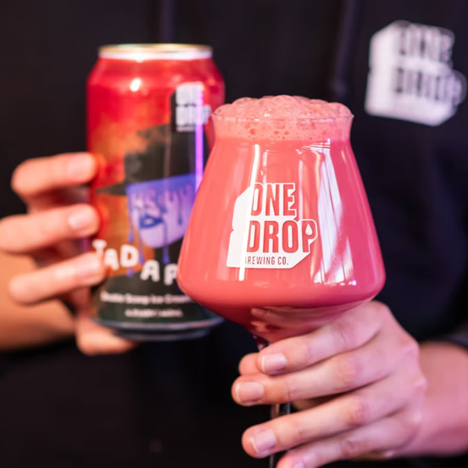 一滴澳大利亚精酿啤酒 彩虹泥马四倍水果果泥酸艾尔浑浊IPA 糖衣幻术双球圣代酸艾尔 440ml 1罐