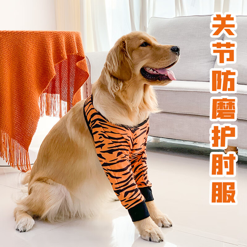InnoPet 狗狗护膝关节伤口保护防磨防舔金毛拉布拉多中型大型犬宠物护肘衣 老虎魔术贴护肘服 3XL（袖长39cm/袖肥30cm/脚口24cm）使用感如何?