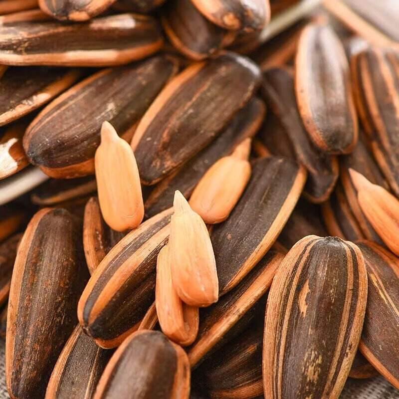 秋淘（QIUTAO）-焦糖味瓜子500g散裝5斤葵瓜子整箱年貨炒貨零食堅果休閑 新貨大顆粒焦糖味 1斤袋裝
