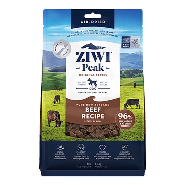 �����۷壨ZIWI����ɹ��������۷�ZiwiPeakͨ������ʳ���ζ454g ţ��454g������25��12�¡�