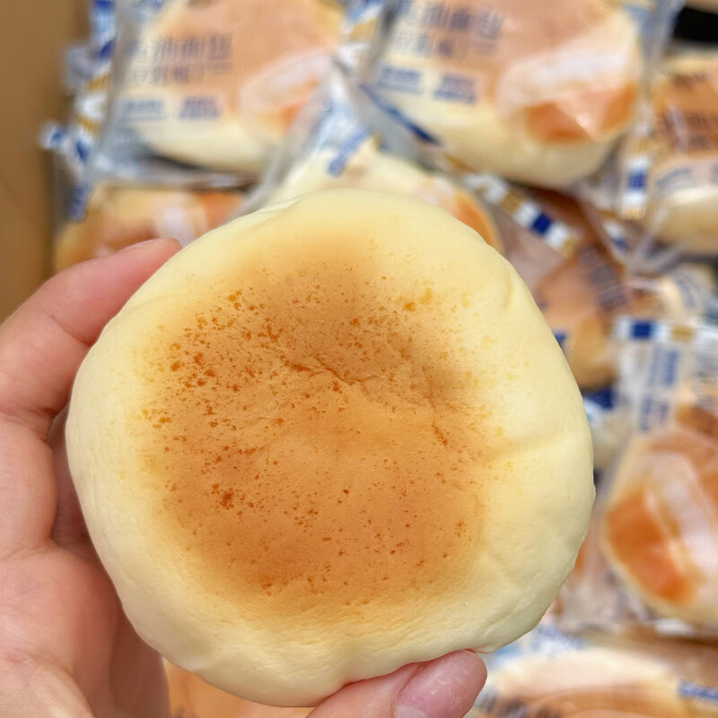 豪士面包黄油豆乳味办公室学生早餐休闲零食品下午茶点心小吃甜品包邮 豪士黄油面包【豆乳味】 *500g【尝鲜装】
