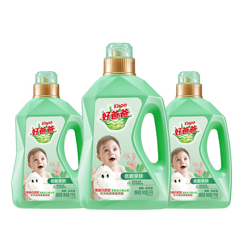 Kispa �ðְ� �ºͽྻϴ��Һ 2kg*1+1kg*2 ������ �����׷� 41.9Ԫ