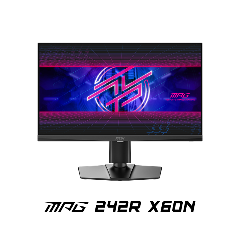 微星“MPG 242R X60N”24.1 英寸显示器首销:1080P 600Hz,7499 元(国补后 6374 元)