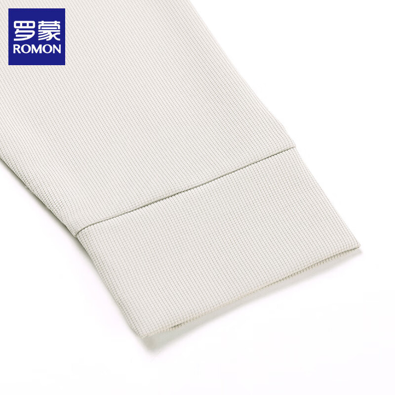 罗蒙（ROMON）polo领长袖t恤 总裁灰