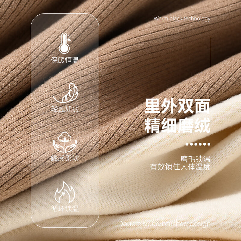 都市丽人女士保暖内衣带胸垫免穿文胸保暖衣秋冬保暖背心内搭含羊毛打底衫 【羊毛蚕丝】免穿文胸保暖背心-酒红 M (建议80-100斤)