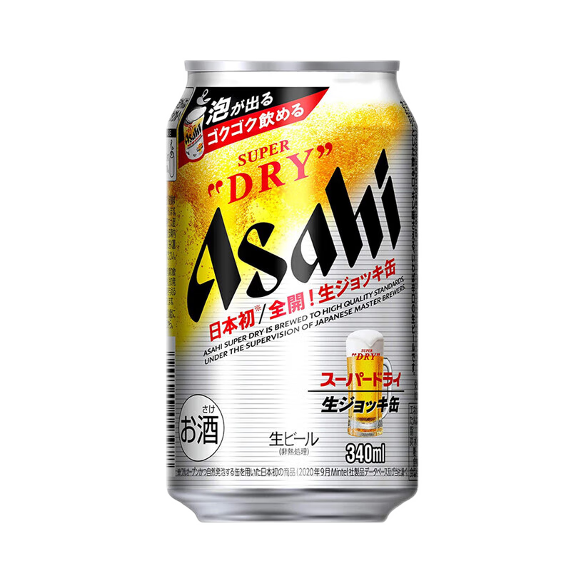 Asahi����ȫ����ơ�ơ�25��12-1�²����ձ�����SUPER DRY��ˬ��ơ ȫ���� 26��1�²� 340mL 6��