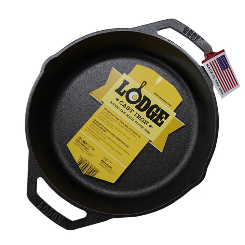 LODGE鑄鐵煎炒鍋平底雙耳款30cm L10SKL L10SKL 30cm
