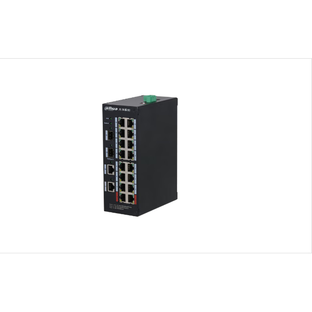 大华8口5口DH-IS3000C-8GT-DC导轨式POE光口工业级交换机5GT-DC 导轨千兆POE16电/2电/2光190瓦
