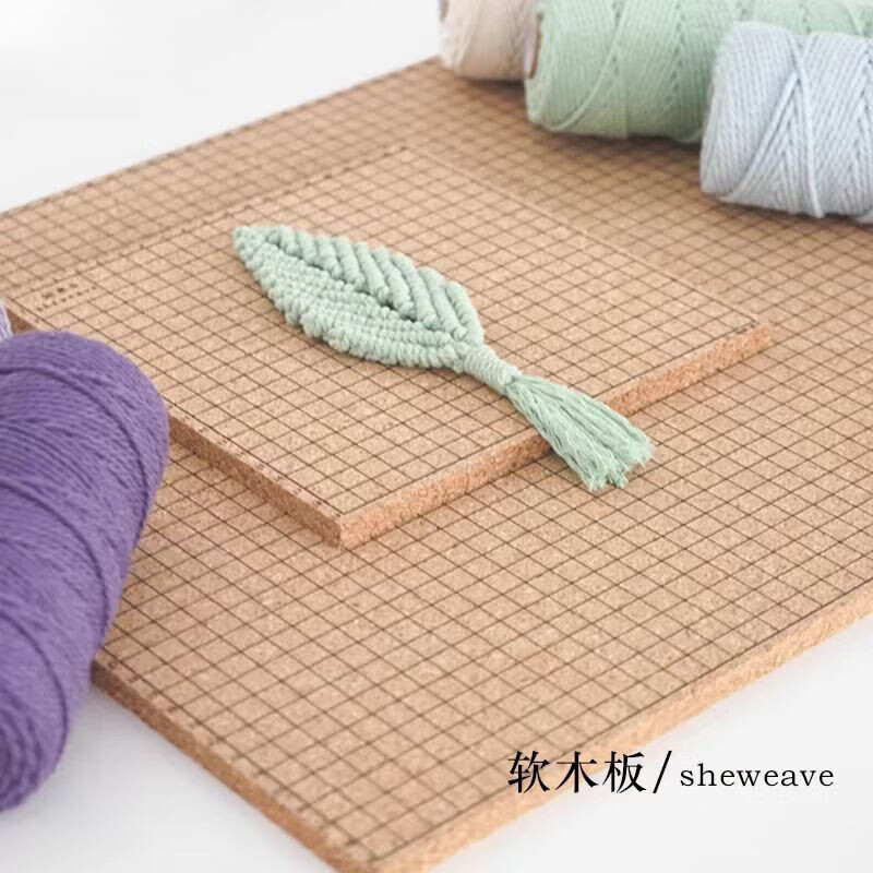 山頭林村軟木墊方格印刷結繩板手工衍紙工具 40x40cm款