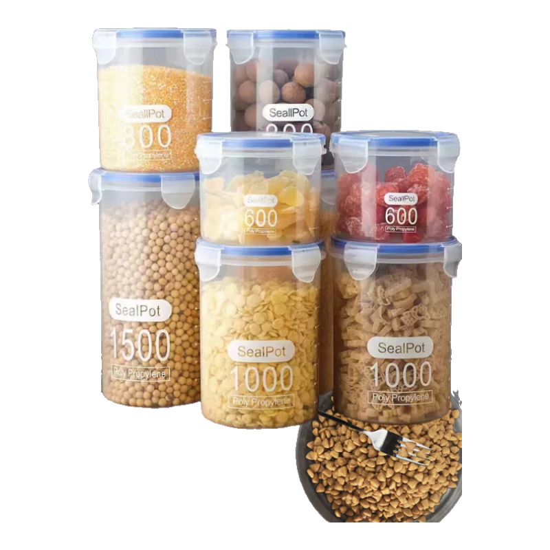 【超级密封】宠物储粮桶猫粮狗粮零食防潮收纳盒厨房五谷杂粮储物 1500一个装