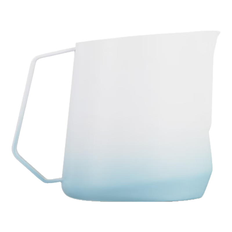 MHW-3BOMBER轟炸機(jī)高性能GT拉花缸 專(zhuān)業(yè)咖啡師意式奶泡拉花杯創(chuàng)新漸變藍(lán)U型嘴