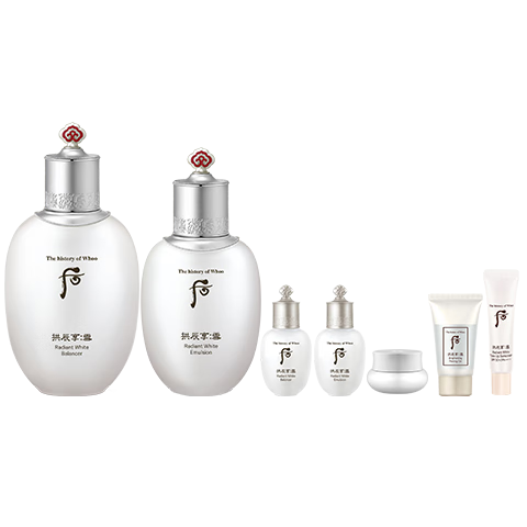 后Whoo拱辰享雪玉凝禮盒7件套323ml水乳護膚品套裝【現貨速達】