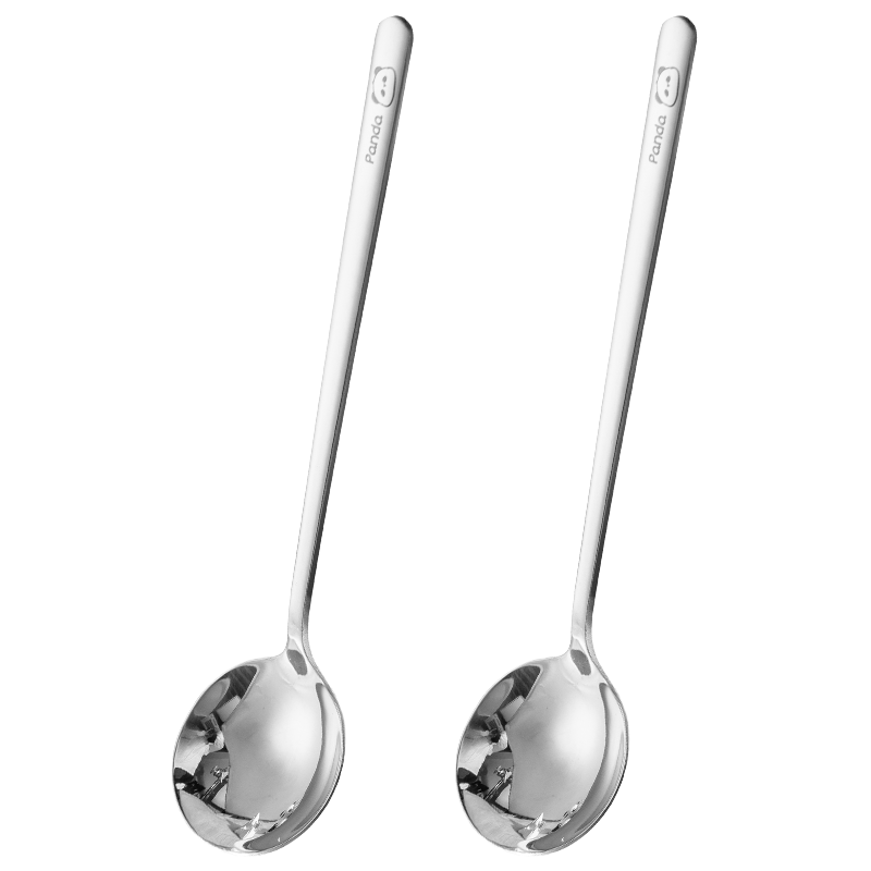 廣意 316L不銹鋼勺子加大加厚湯勺分餐勺調(diào)羹湯匙長(zhǎng)柄飯勺2支 GY1490