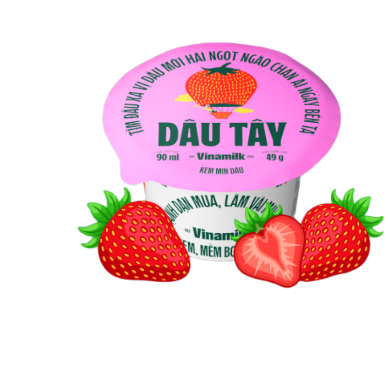 越娜妙（VINAMILK）草莓味冰淇淋90ml/杯