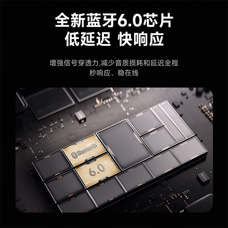 WIWU【32dB深度降噪】主动入耳式无线蓝牙耳机降噪超长续航低延迟超高音质适用苹果安卓小米华为 【-32dB深度降噪】暗夜黑
