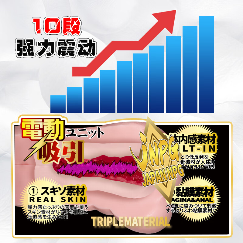Magic eyes日版JNPG名器证明13电动版田中柠檬飞机杯倒模成人情趣性用品圣杯 名器证明13电动版田中柠檬+吸水棒套餐