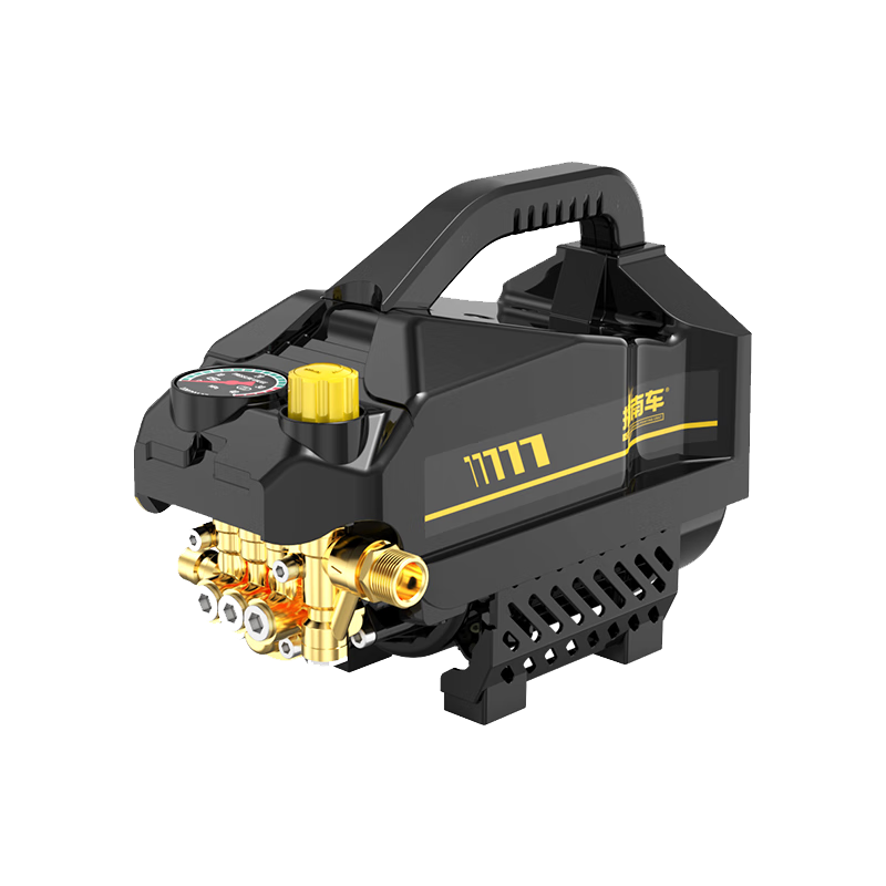 指南車(zhinanche)家用高壓洗車機(jī)水泵220v大功率便攜式刷車槍神器搶清洗機(jī)黃蜂D款