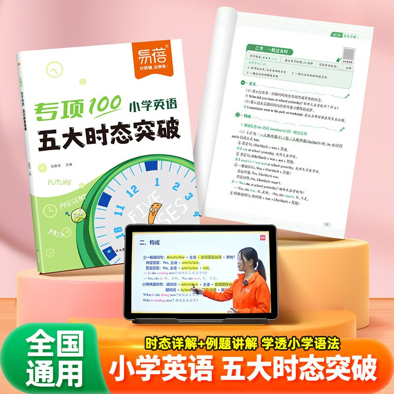 ��������СѧӢ�����ʱ̬ͻ��ר��ѵ�� Ӣ���﷨֪ʶ���ȫʱ̬������仯1-6�꼶�﷨�� 13.8Ԫ