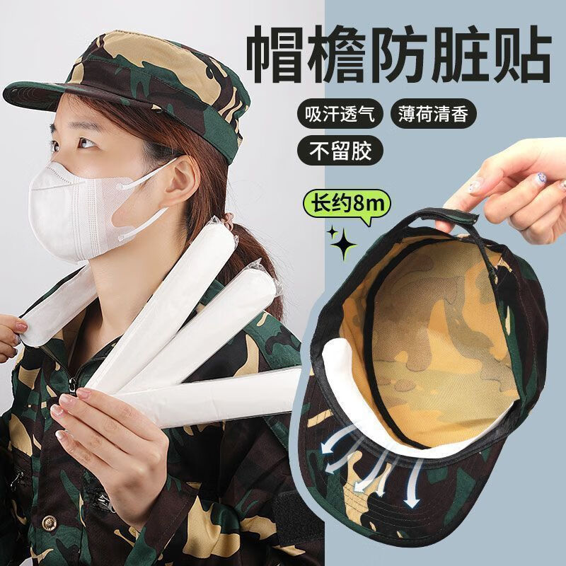 靠森【军训必备用品】大学生开学宿舍好物男女生活用品吸汗贴日杂小件 【40个装白色】吸水防汗防脏