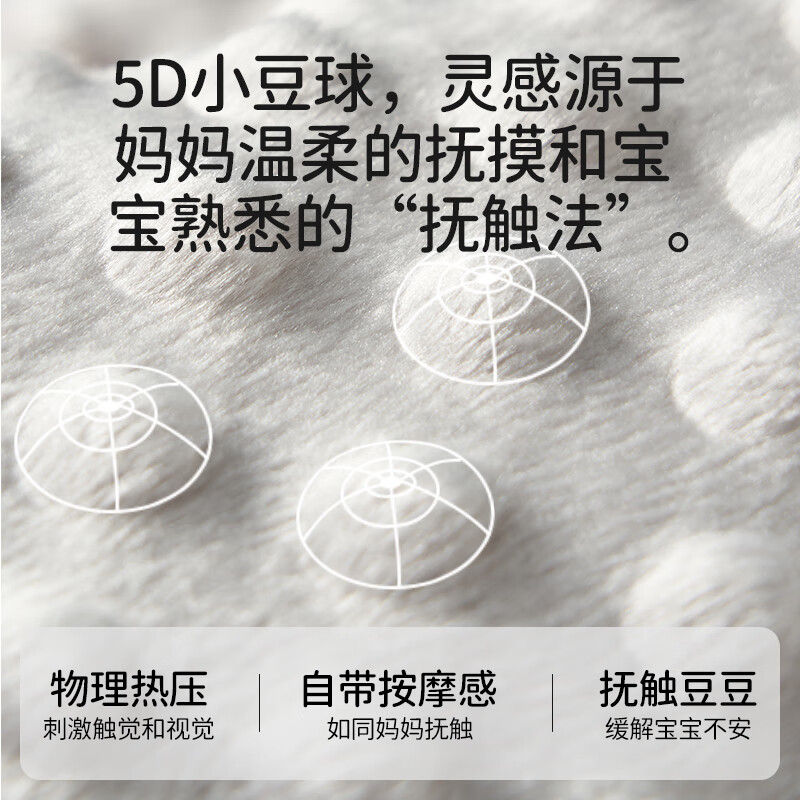 ELLE BABY婴儿抱被新生儿襁褓蓄热暖云绒秋冬款可扩展睡袋护肚A类防漏风 巴黎之旅 270g