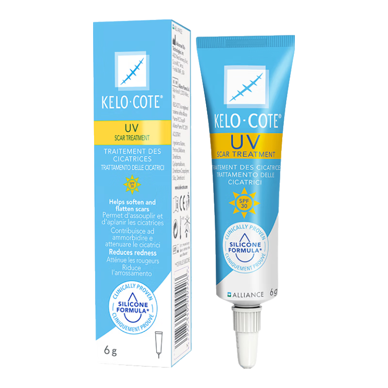 芭克美國疤克巴克疤痕硅凝膠祛疤膏手術(shù)摔傷增生淡化輔助修復(fù)改善兒童  【雙重效用防曬款】芭克祛疤膏6g加1g