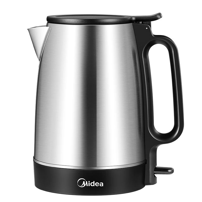 美的（Midea）电热水壶大功率304不锈钢 电热水壶家用1800W快烧自动断电 1.7L大容量MK-SH17X103