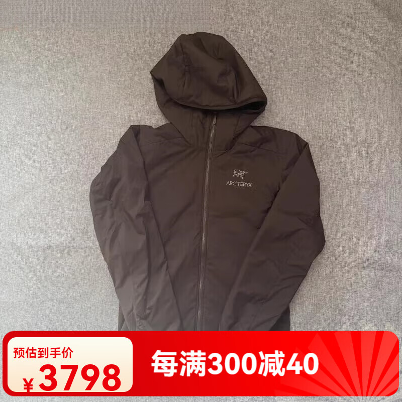 始祖鸟（ARC&#039;TERYX）Arcteryx始祖鸟阿童木Atom Hoody SL LT Heavyweight连帽棉服外套 黑色Atom HOODY男款连帽 XS