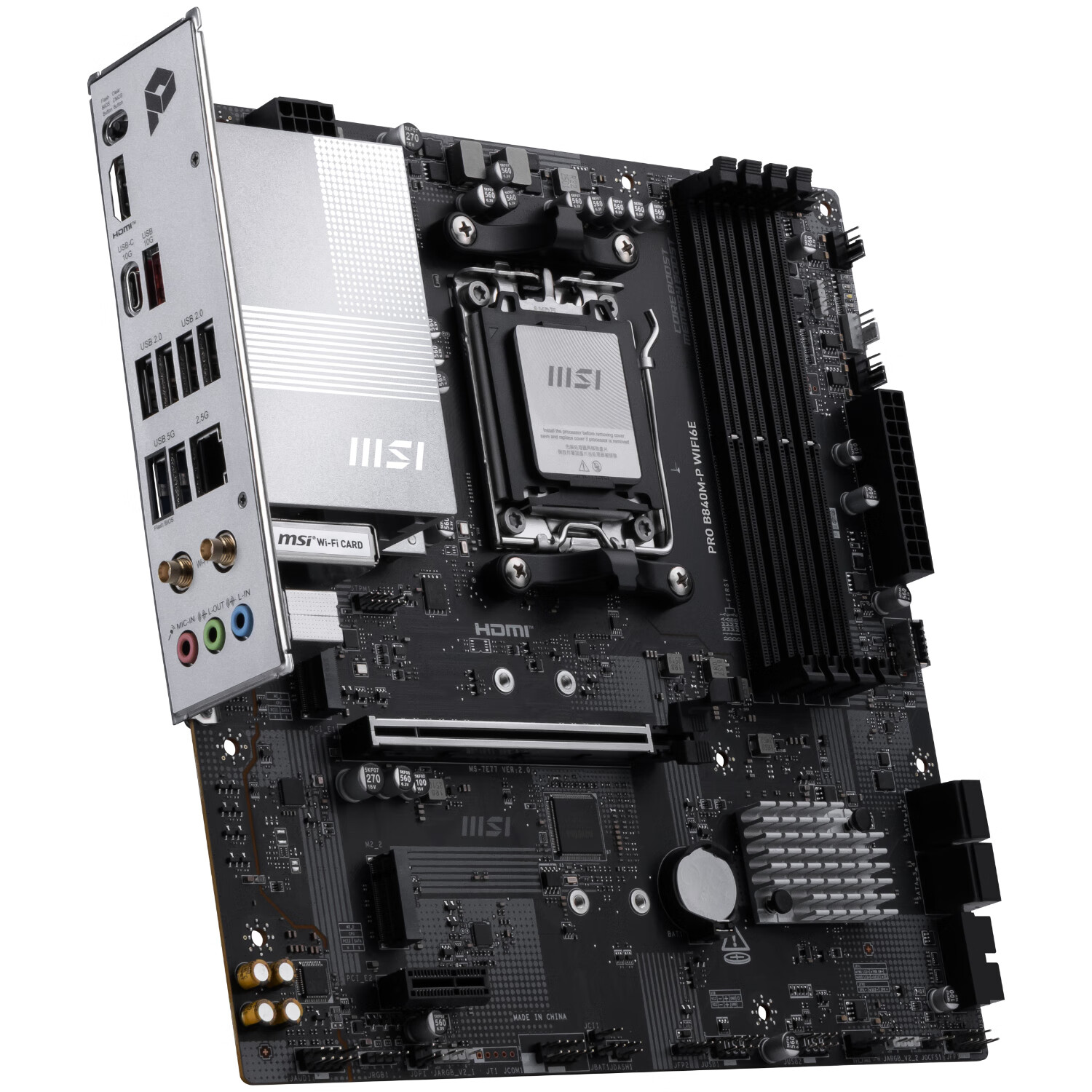 微星 PRO B840M-P WIFI6E 图 6