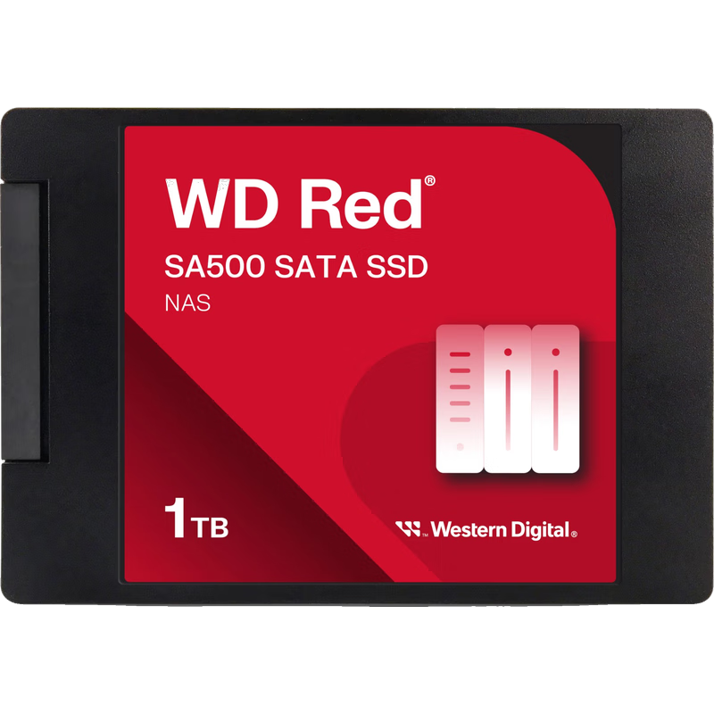 西部数据西部数据WD红盘1TB 企业级SSD固态硬盘 2.5英寸SATA接口 SA500网络存储NAS 家庭互联网