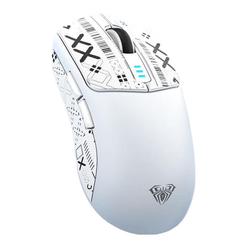 狼蛛(AULA)SC580全系列三模游戏鼠标无线有线蓝牙轻量化鼠标10000DPI 电竞办公游戏鼠标 三模-SC580-白色 三模 79.2元(需领券)