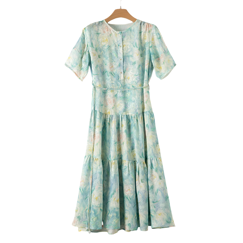 ����2025���ļ������Լ�������жȼٷ�ȹ�Ӿ���ӡ��������������ȹ ��ɫ L