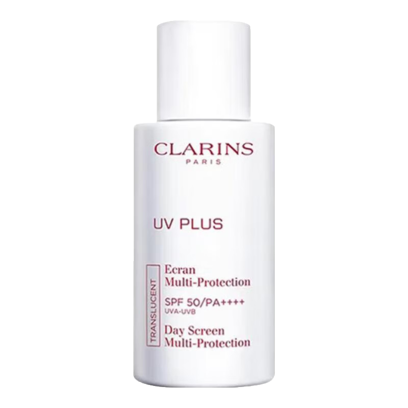 娇韵诗轻透防晒乳自然色面部防晒霜隔离霜清爽不粘腻 50ml透明色