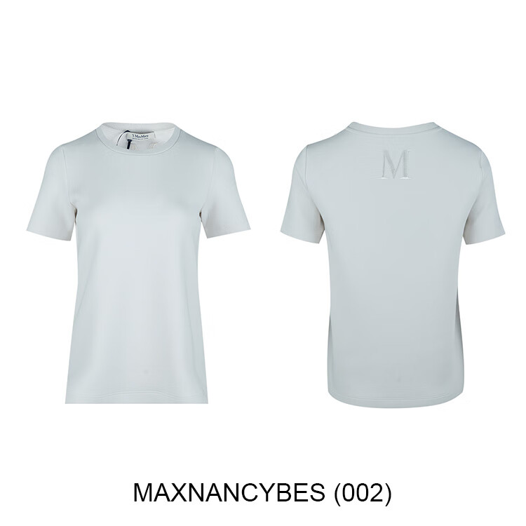麦丝玛拉（MaxMara）T恤 女士休闲圆领短袖T恤女（2025春夏新款） MAXNANCYBES (002) XS