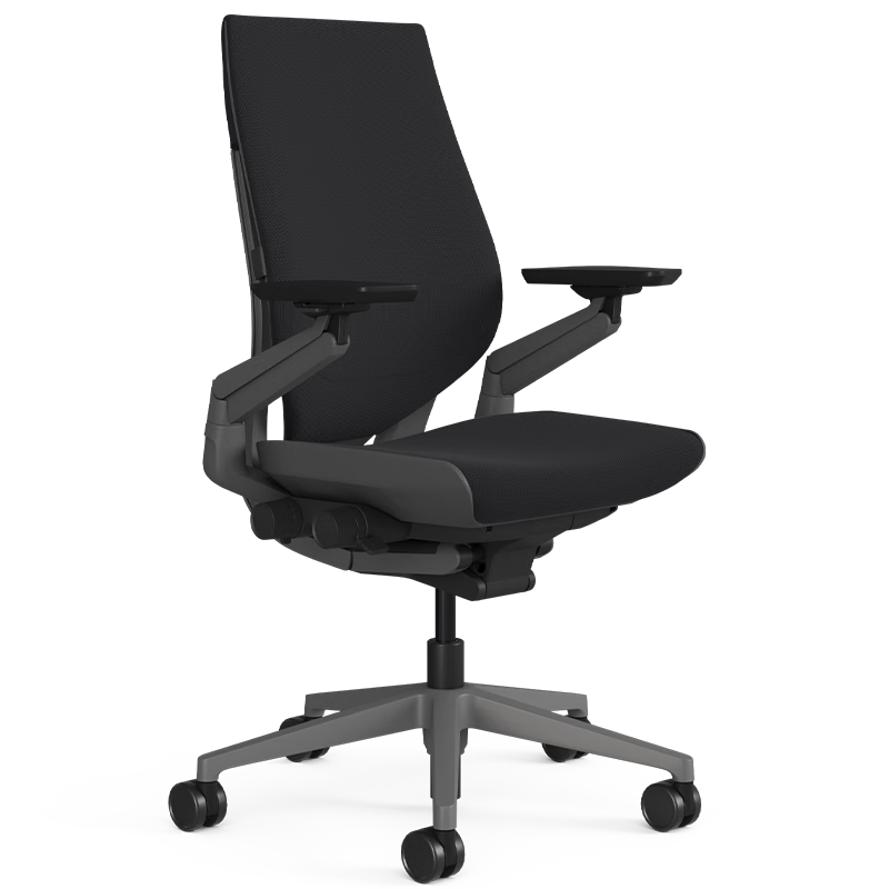 STEELCASE世楷 Gesture 人體工學(xué)電腦椅辦公老板椅游戲電競椅 耀石黑