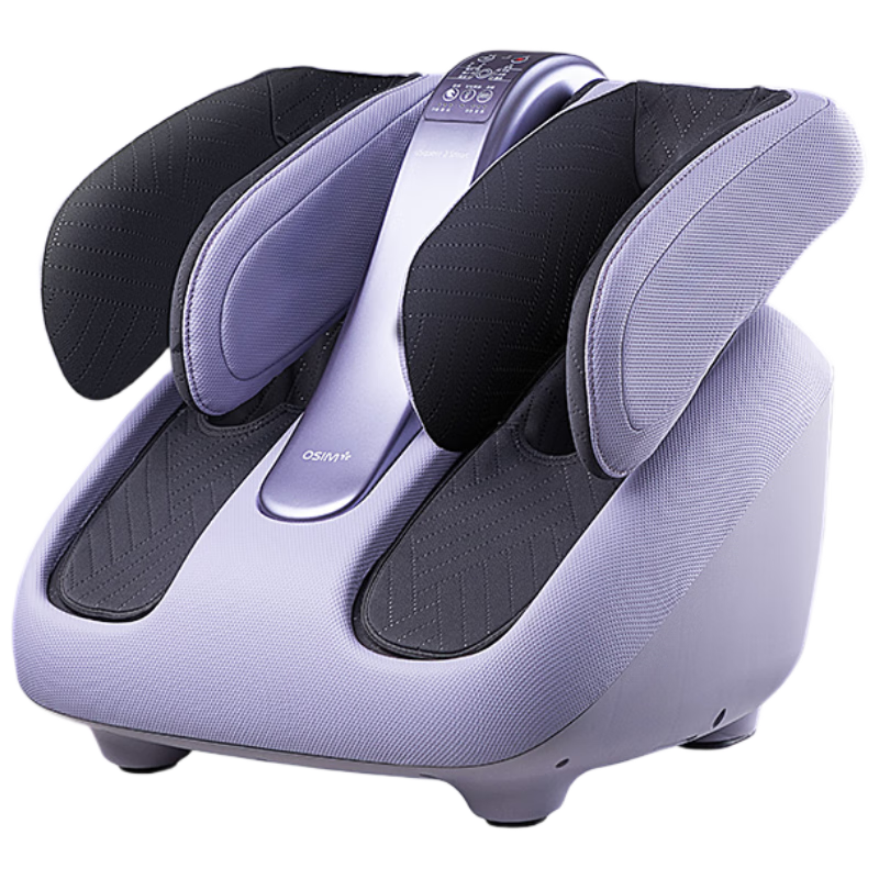 傲勝（OSIM）足療機(jī)腿樂 智能足部按摩儀腿部推拿溫?zé)岚茨δ_機(jī) OS-393S紫色 中秋送禮送長輩實用