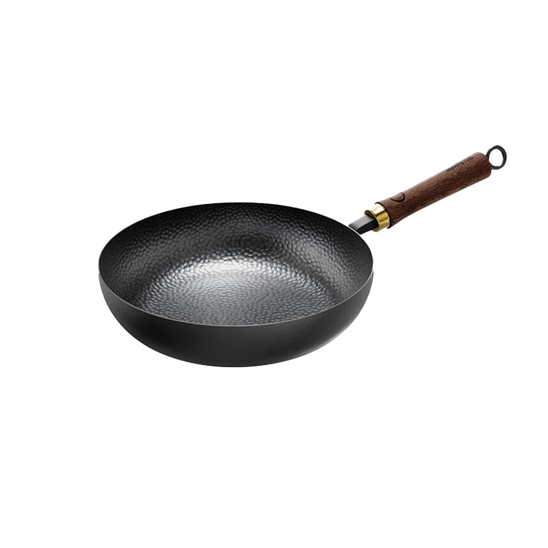 九阳（Joyoung）煎锅精铁煎锅聚油抗凸底双倍防锈加深不粘24cm煎锅931(TW)