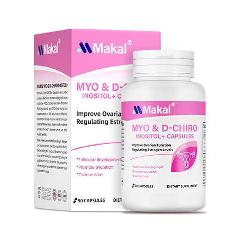 MAKAL美国进口myo肌醇 40:1多囊DHEA备孕胰岛抵抗维生素D3呵护卵巢90粒