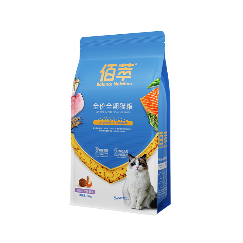 佰萃麦富迪 猫粮 全期双拼猫粮天然粮 三文鱼磷虾 【囤货】磷虾丨全期 10kg