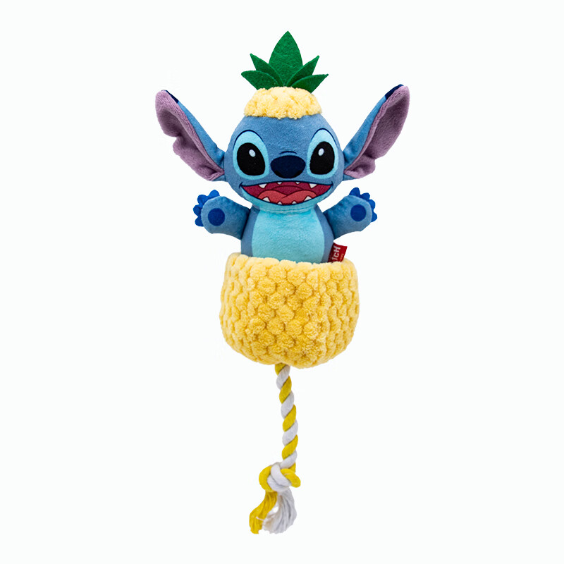 贵为（GiGwi）狗狗玩具耐咬史迪奇发声小狗狗玩具自嗨解闷幼犬磨牙宠物用品 元气菠菠史迪奇