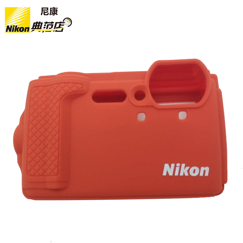 尼康（Nikon） 便携三防潜水数码照相机W300s 原装硅胶相机保护套/相机包CF-CP3 硅胶保护套绿色 标配