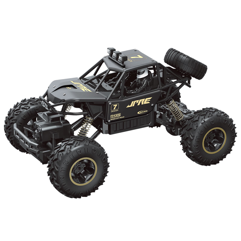 4DRC水陆两栖遥控车合金四驱RC越野车攀爬汽车可摄像玩具儿童生日礼物 28cm越野车【合金车身+四驱】