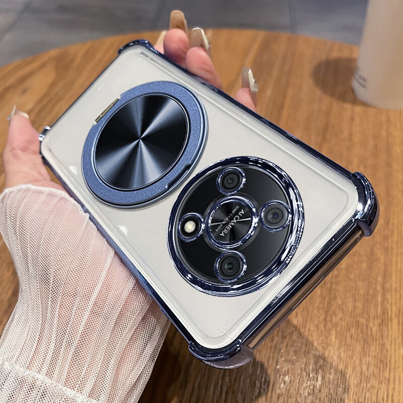 优瞐适用华为nzone50pro手机壳智选zone50por保护5G硅胶套SP210全包气囊防摔软壳nz0ne荣耀男女新款带 【炫酷黑+磁吸支架】自带镜头膜送全屏钢膜 华为智选 NZONE 50 Pro