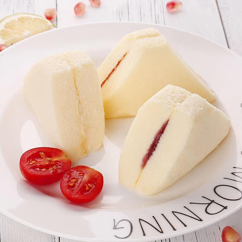 休閑農場(chǎng)(LEISURE FARM)三明治蒸蛋糕乳酸菌面包整箱網(wǎng)紅宿舍早餐夾心西式糕點(diǎn)心 藍莓味【送】芝士味_共發(fā)2箱