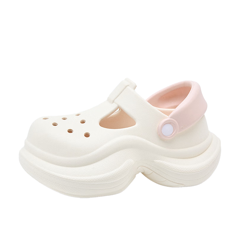 ������׶���ЬŮ2025�¿��ļ�һ�ŵ��⴩��Ь�ɸ��ͷ��Ь ��ɫ 39-40 (L)