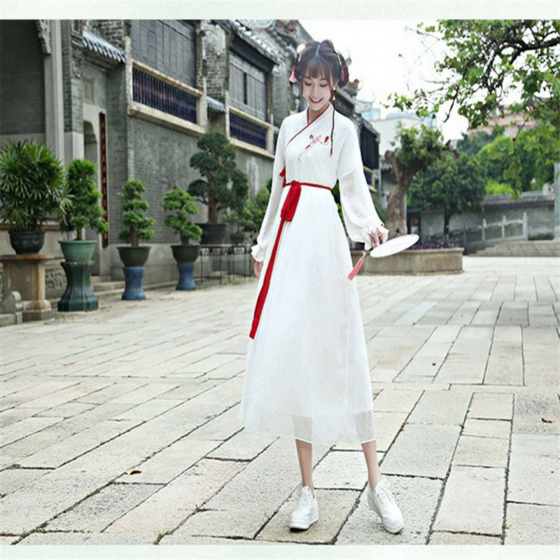 纤晟伊古装汉服女中国风礼古代衣服公主小姐流仙裙公主仙女学生夏