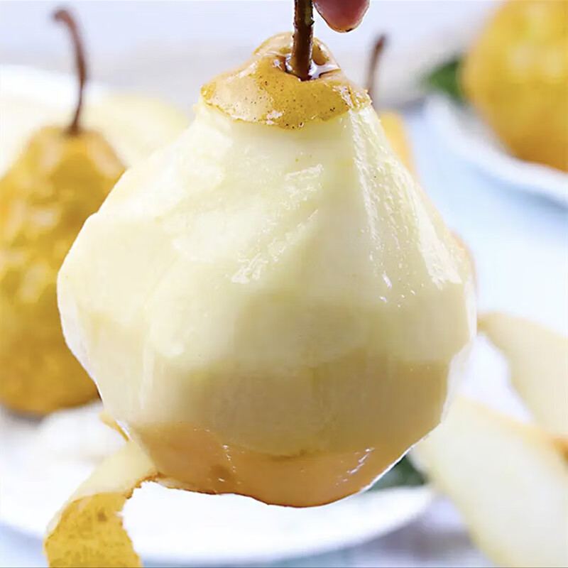 佑嘉木山东烟台吃软不吃硬丑梨老婆梨太婆蜜梨软糯香甜  净重4.5斤严选装