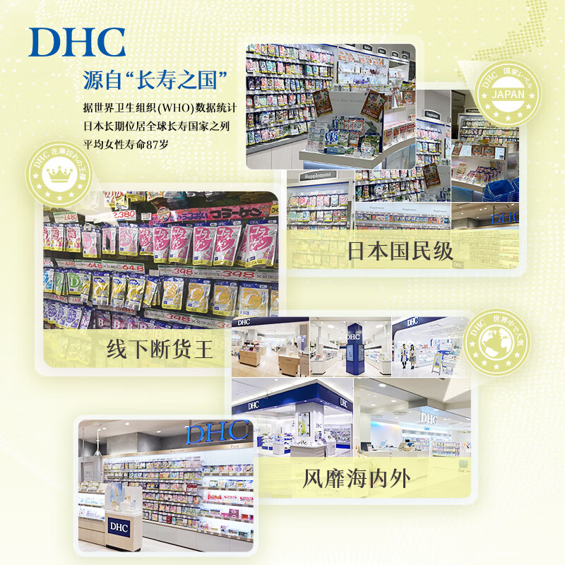 DHC胆固醇对策片60粒成年人中老年平衡胆固醇呵护心血管健康日本进口 1袋装（拍2减更多）