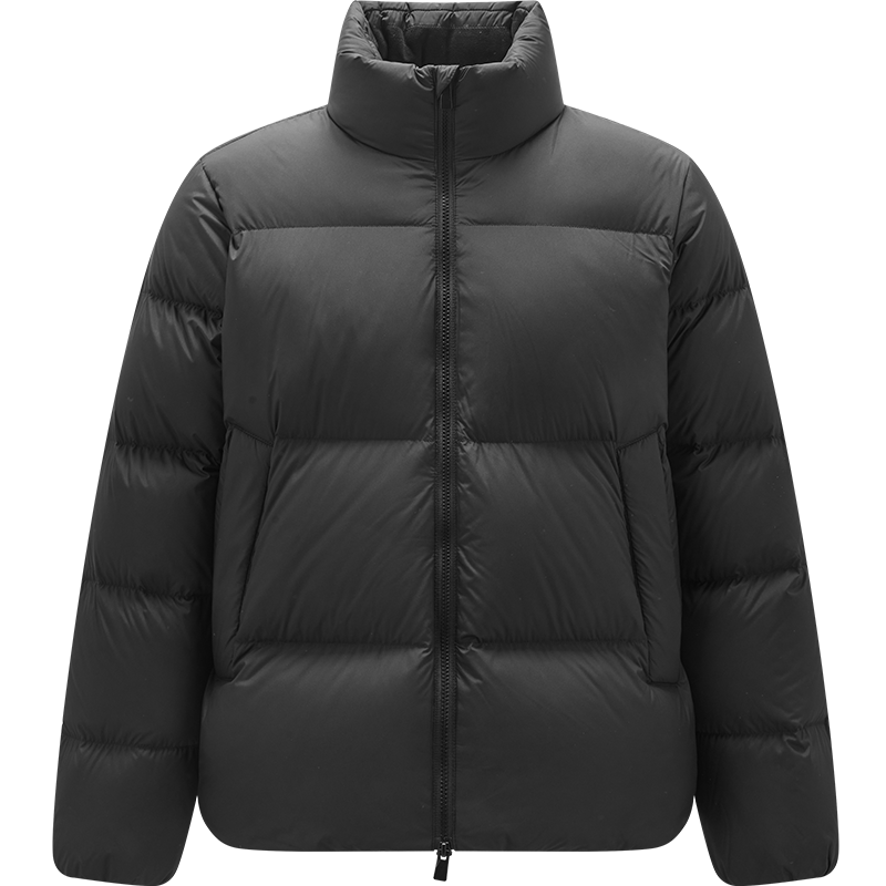 森马（Semir）轻松羽绒|羽绒服男三防外套发热保暖面包服冬2025新款抗静电 【高倍充绒】黑色（灰鸭绒）90001 L