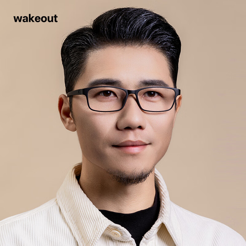 wakeout高清防蓝光老花镜不累眼商务中老年老花眼镜 150度开学